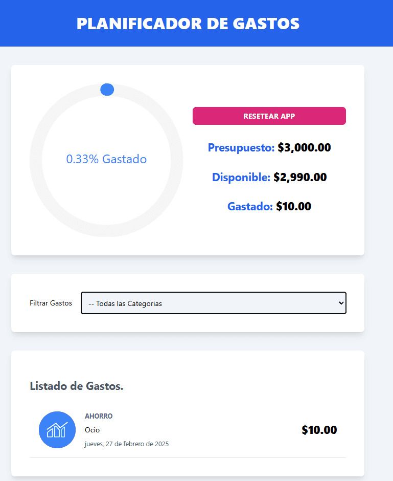 Expense Planner