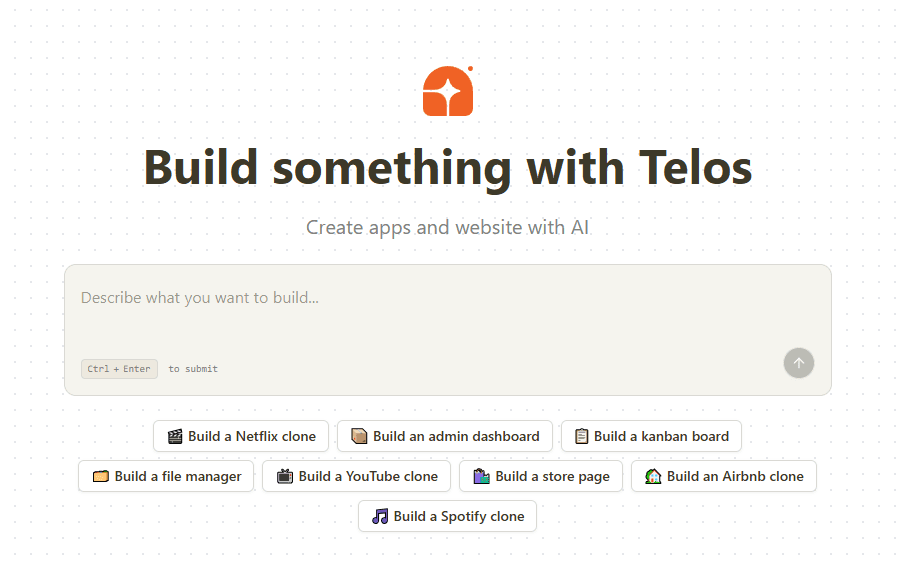 Telos | AI Website Builder